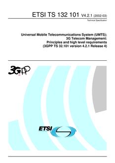 ETSI TS 132 101