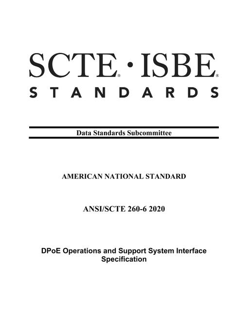 SCTE 260-6 2020