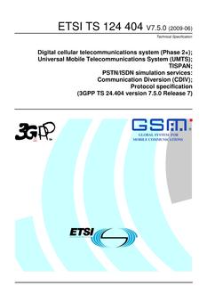 ETSI TS 124 404