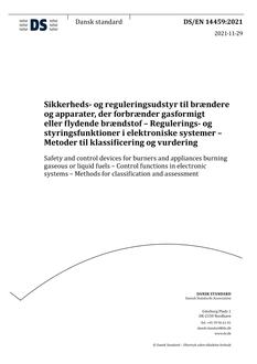 DANSK DS/EN 14459