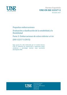 AENOR UNE-EN ISO 12217-3