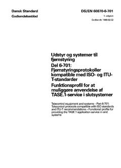 DANSK DS/EN 60870-6-701
