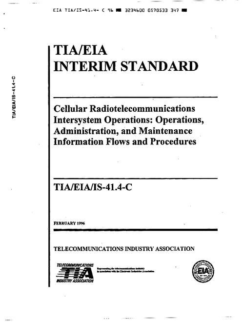 TIA TIA/EIA/IS-41.4-C