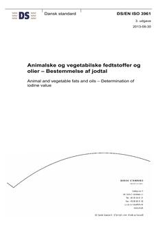 DANSK DS/EN ISO 3961
