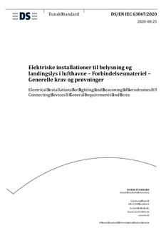 DANSK DS/EN IEC 63067
