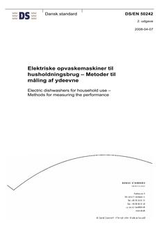 DANSK DS/EN 50242