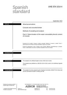 AENOR UNE-EN 1014-4