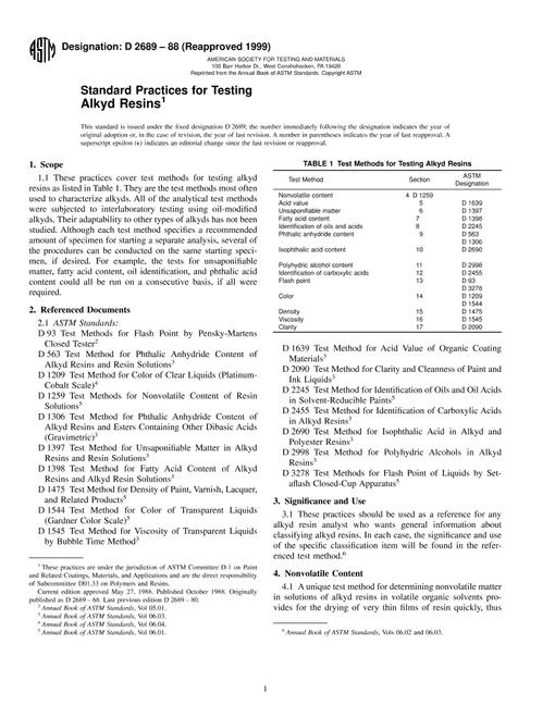 ASTM D2689-88(1999)