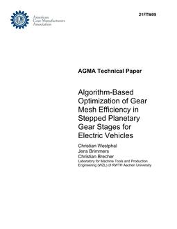AGMA 21FTM09