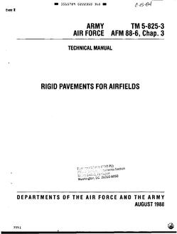 ARMY ARMY TM 5-825-3