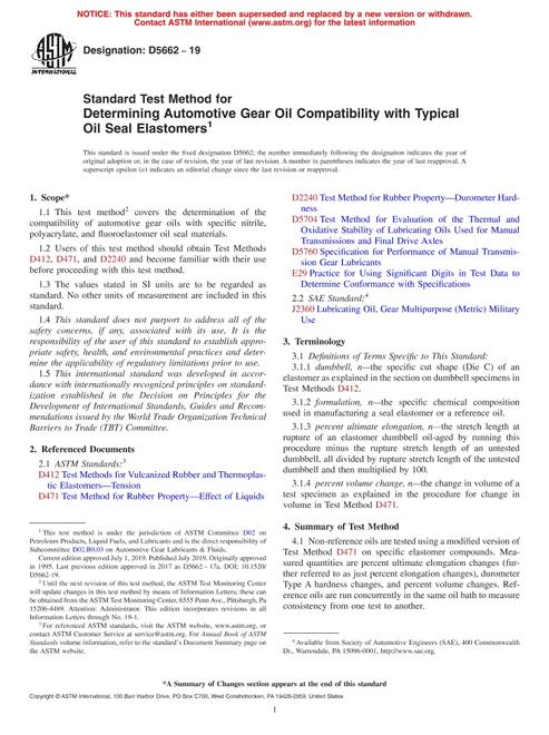ASTM D5662-19