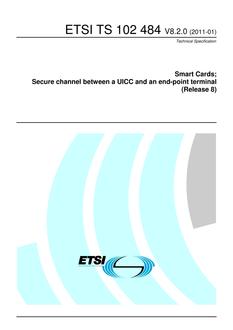 ETSI TS 102 484