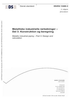 DANSK DS/EN 13480-3