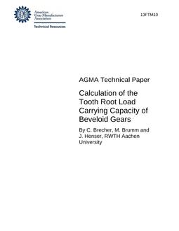 AGMA 13FTM10