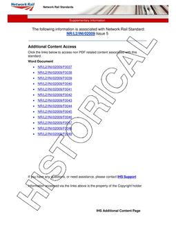 NR NR/L2/INI/02009 ISSUE 5