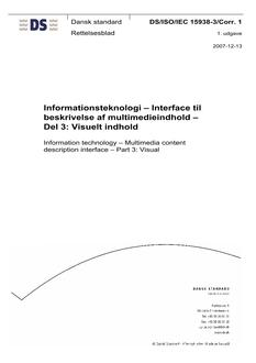 DANSK DS/ISO/IEC 15938-3