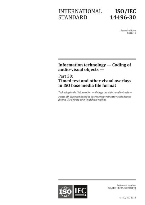 ISO/IEC 14496-30:2018