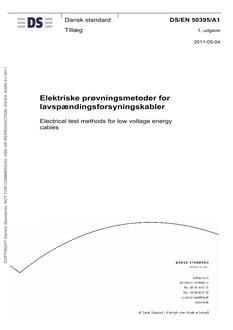 DANSK DS/EN 50395