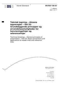 DANSK DS/ISO 128-22