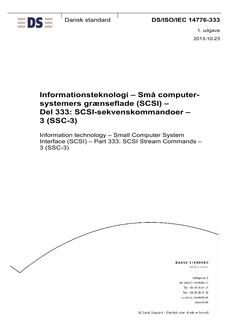 DANSK DS/ISO/IEC 14776-333