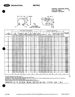 FORD NSP MK-FASTENERS