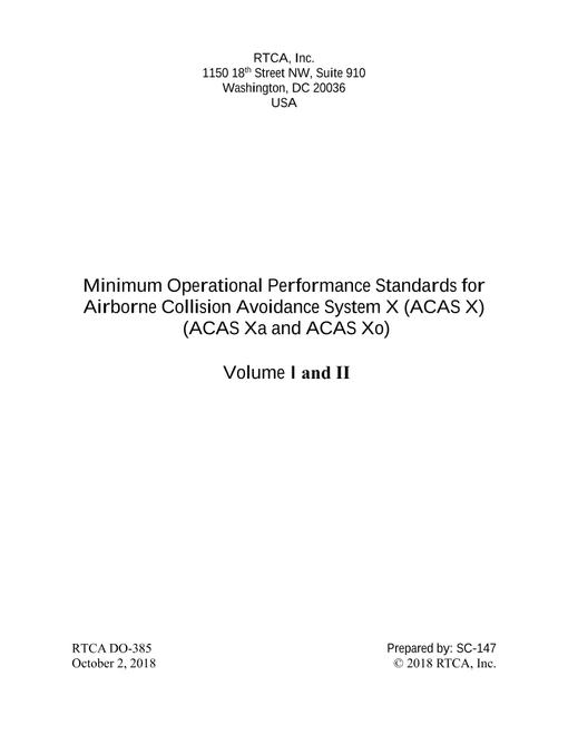 RTCA DO-385 Volume I & II