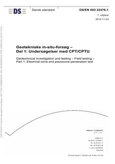 DANSK DS/EN ISO 22476-1