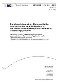 DANSK DS/EN ISO 11073-20601