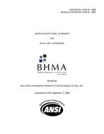 BHMA A156.16-2008