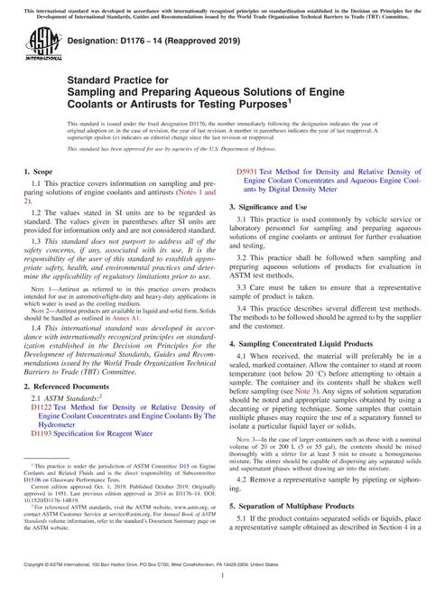 ASTM D1176-14(2019)
