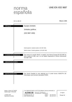 AENOR UNE-EN ISO 9687