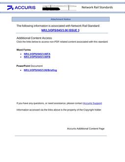 NR NR/L3/OPS/045/3.06 ISSUE 3