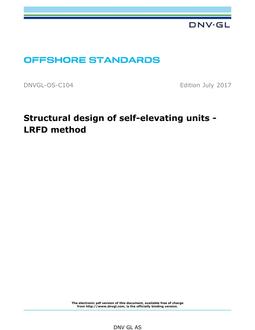 DNV DNVGL-OS-C104