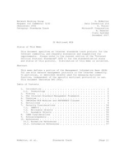 IETF RFC 5132