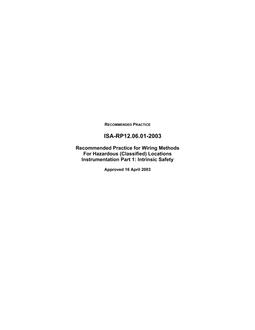 ISA RP12.06.01