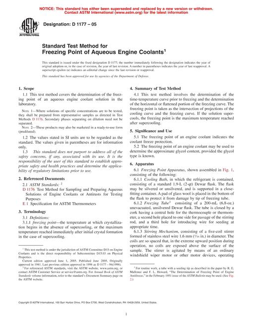 ASTM D1177-05