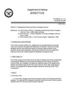 DOD DODD-4120.15