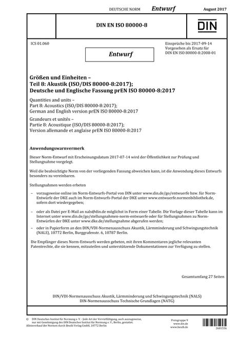 DIN EN ISO 80000-8 - DRAFT
