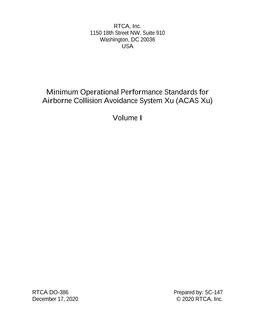 RTCA DO-386 Volume I & II