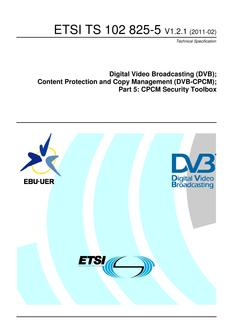 ETSI TS 102 825-5
