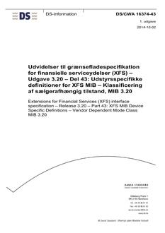 DANSK DS/CWA 16374-43