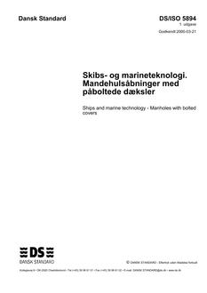 DANSK DS/ISO 5894