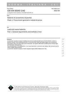 CEI EN 50342-1
