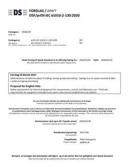 DANSK DSF/PREN IEC 61010-2-130