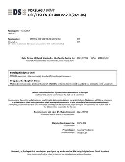 DANSK DSF/ETSI EN 302 480 V2.2.0 (2021-06)