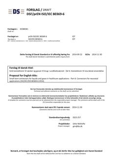DANSK DSF/PREN ISO/IEC 80369-6