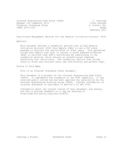 IETF RFC 6072