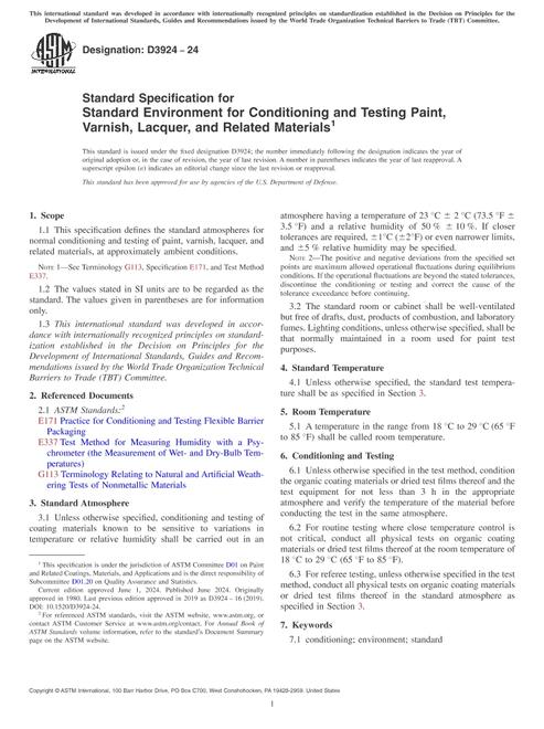 ASTM D3924-24