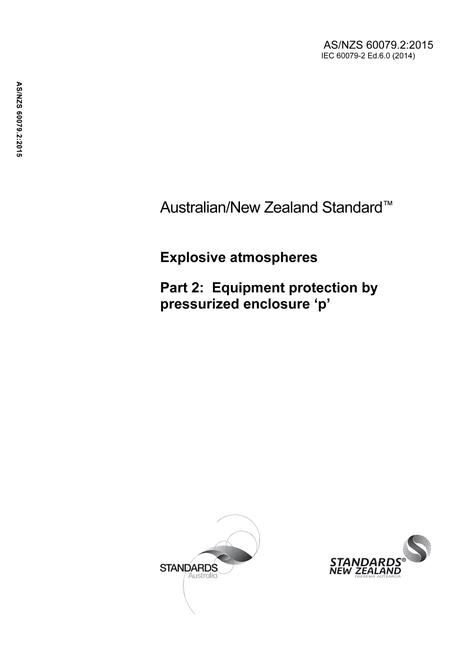 AS/NZS 60079.2:2015