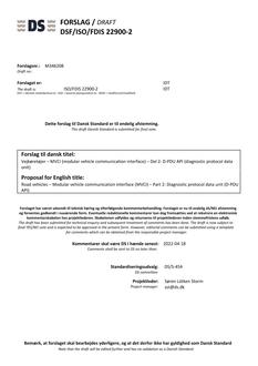 DANSK DSF/ISO/FDIS 22900-2
